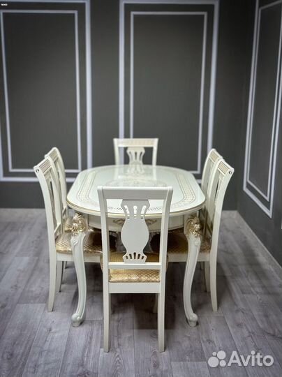 Стол со стульями в наличии\оплата при получении