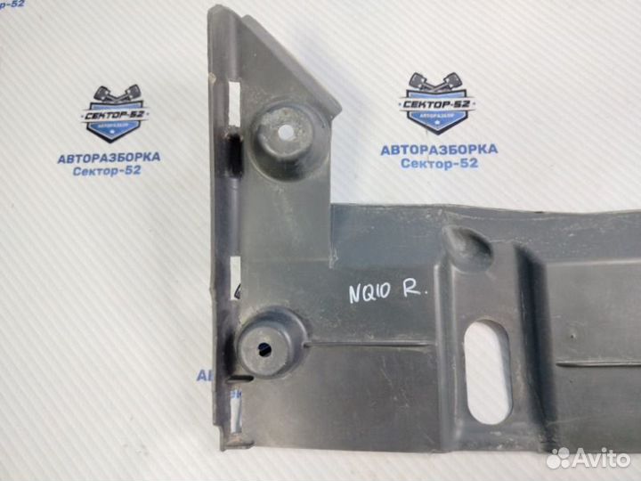 Защита днища правая Nissan Qashqai J10