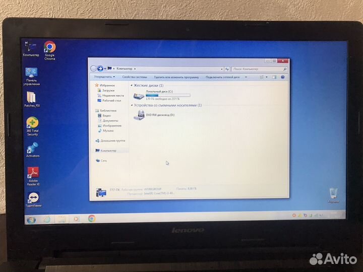 Ноутбук Lenovo core i3