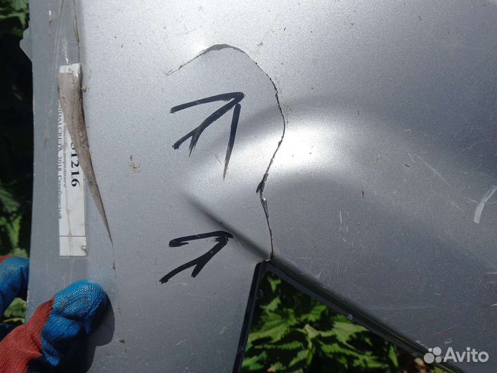 Бампер передний hyundai creta