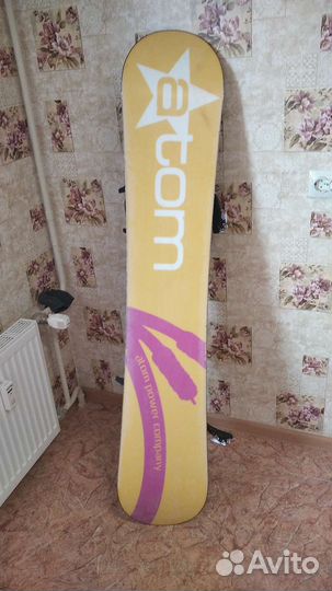 Сноуборд и ботинки