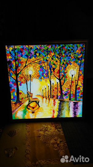 Витражной светильник (картина)