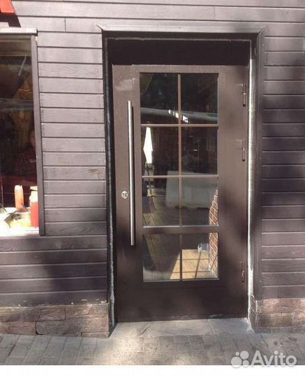Дверь входная металлическая со стеклом см 994