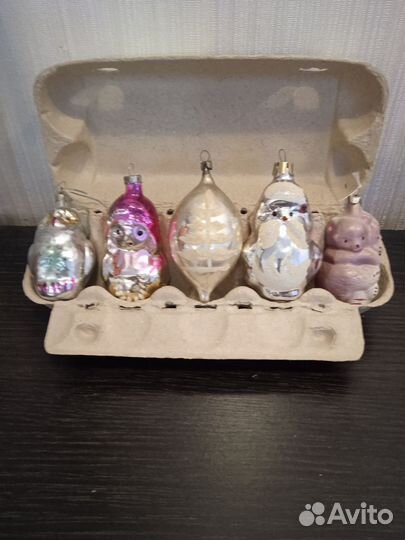 Елочные игрушки СССР