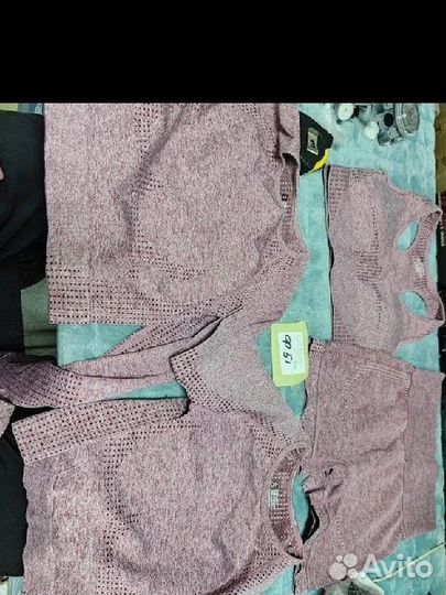 Ф51.Костюм спортивный женский бесшовный