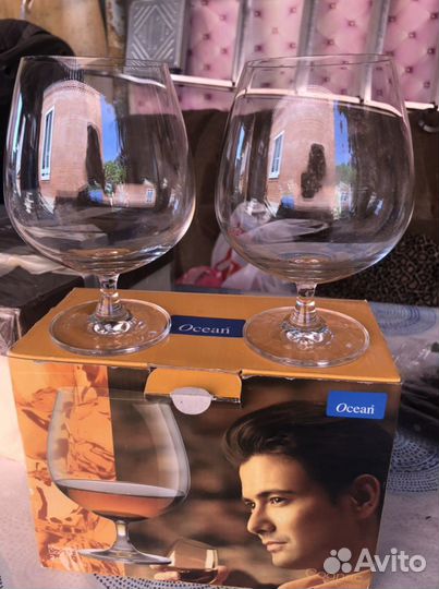 Бокалы богемское стекло