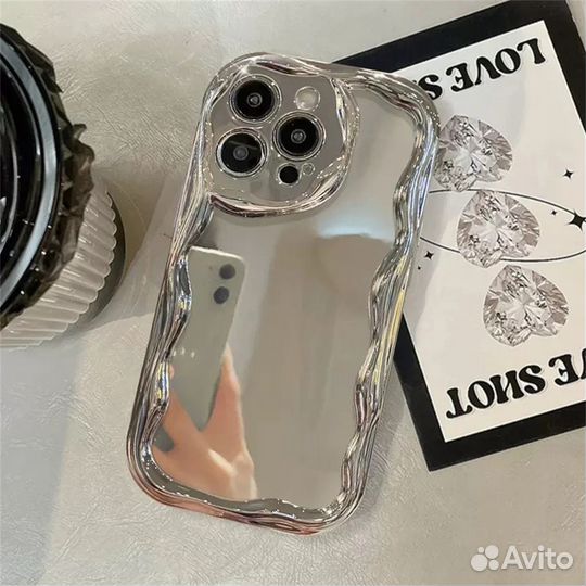 Чехол-бампер на iPhone 11 серебро