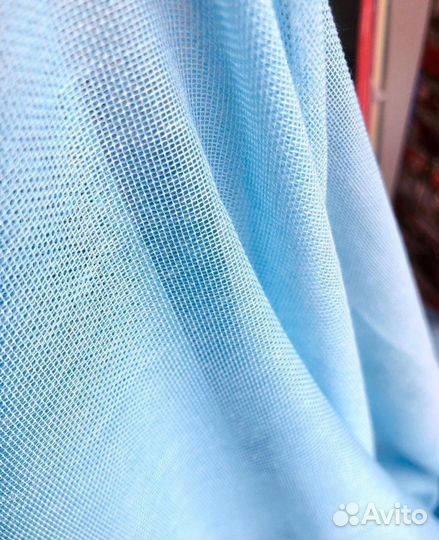 Тюль-сетка лён новый