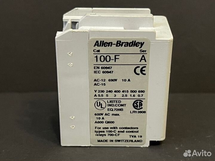 Allen Bradley 100-F Контактор новый, 2 шт