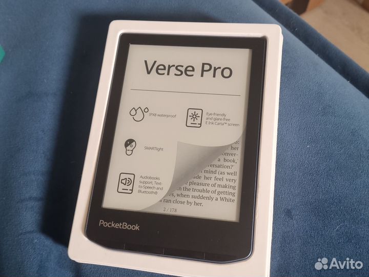 Электронная книга pocketbook 634 Verse Pro +чехол