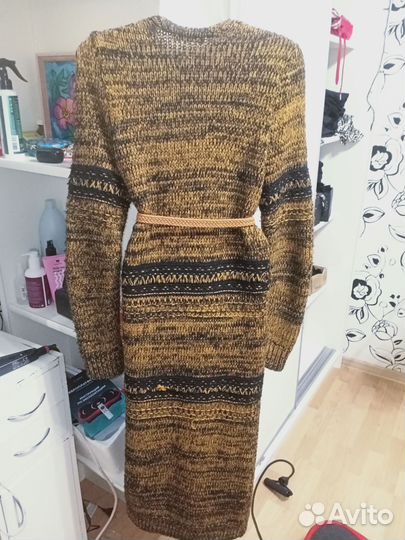 Кардиган женский длинный