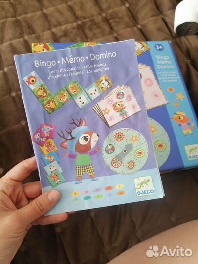 Настольная игра djeco бинго мемо домино