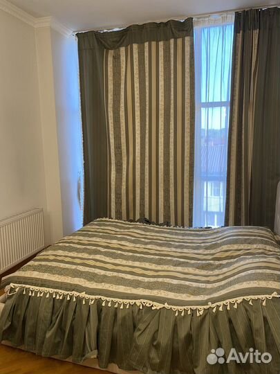 Шторы и покрывало на кровать