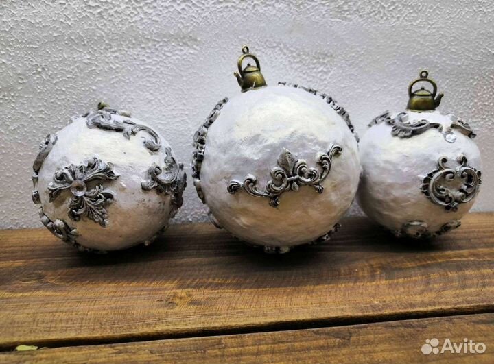 Елочные игрушки ручной работы