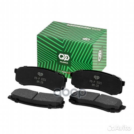 Колодки тормозные дисковые задние fd-p3321 pilenga