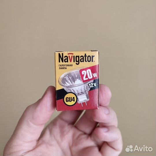 Галогенная лампа Navigator MR11 20Вт GU4 12В