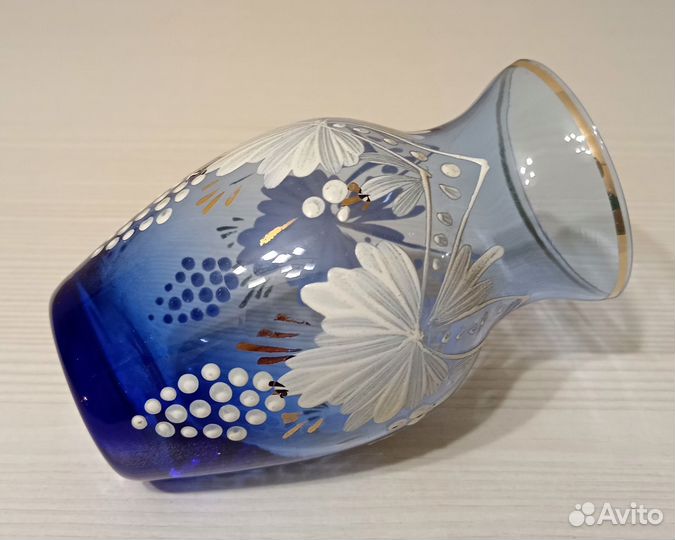 Ваза СССР, эмаль, позолота