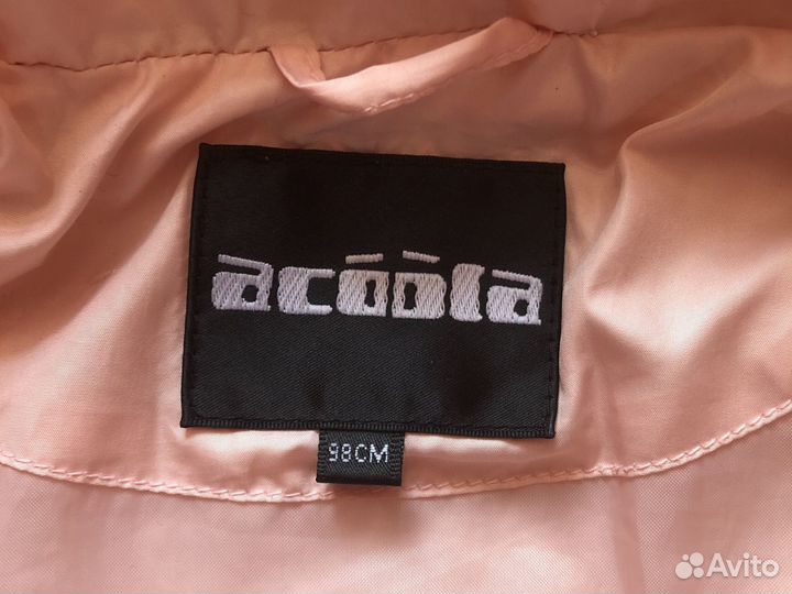 Куртка д/ девочки acoola р.98