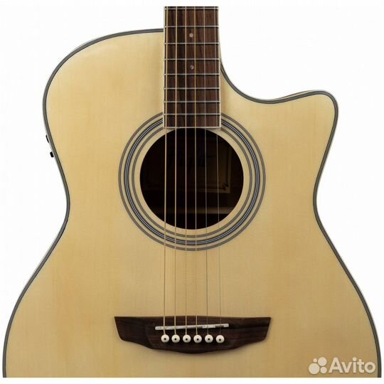 Электроакустическая гитара Flight AG-210 CEQ NA