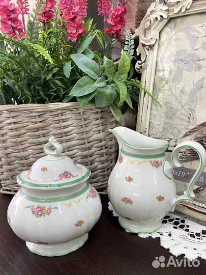 Молочник и сахарница от Rosenthal Chippendale