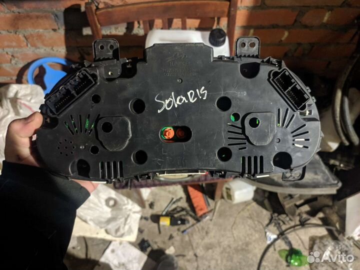 Приборная панель hyundai solaris