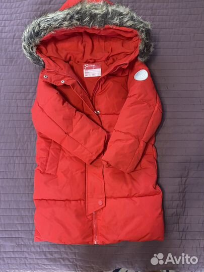 Куртка теплая на девочку 110
