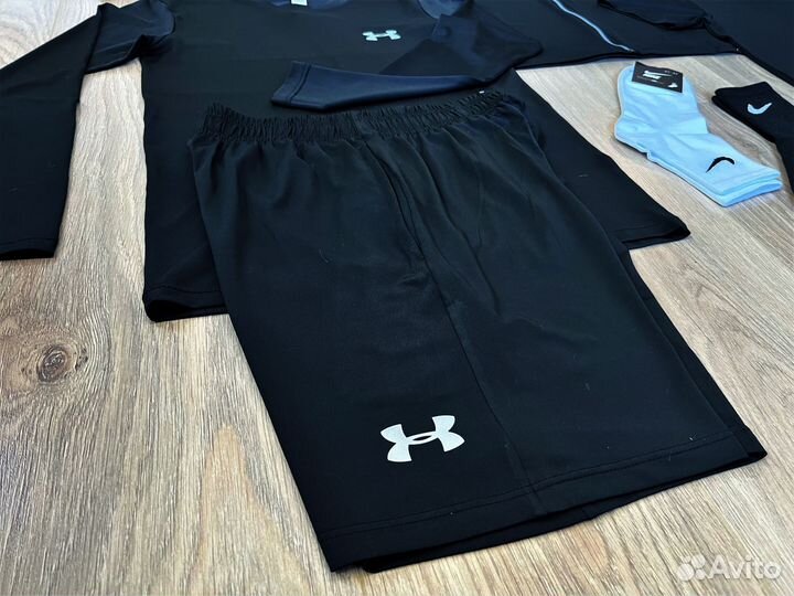 Рашгард Under Armour Black - 5/1, 2/79