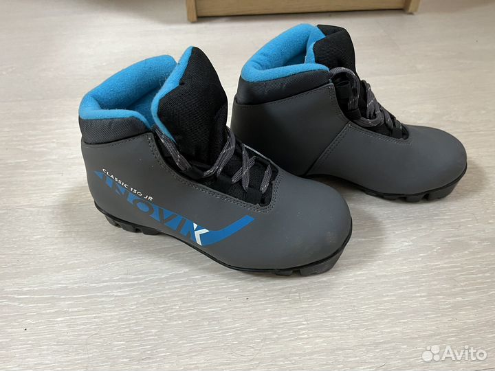Лыжные детские ботинки размер 32