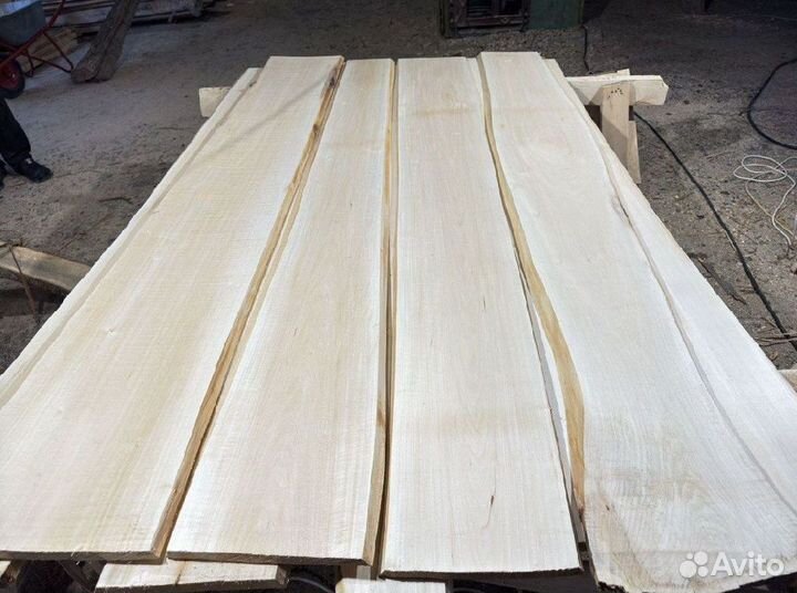 Доска необрезная липа 1 сорт