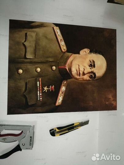 Портрет Берия Л. П на холсте 40х50см