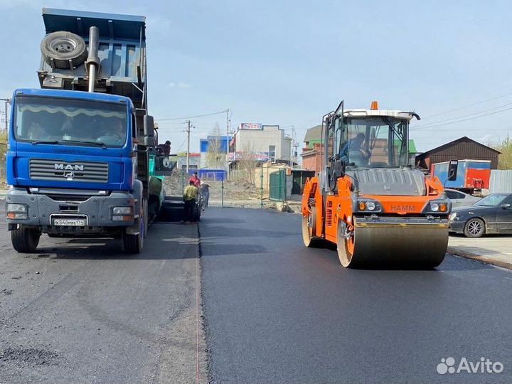 Асфальтирование Укладка асфальта