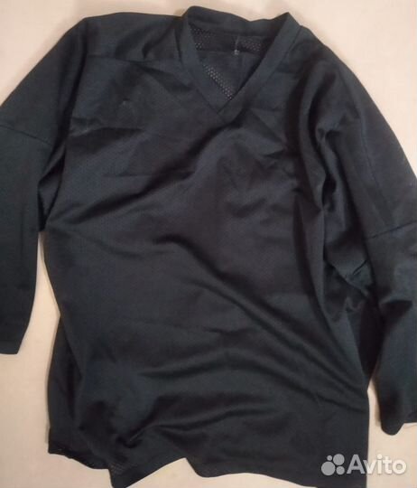 Свитер хоккейный тренировочный черный р. 50