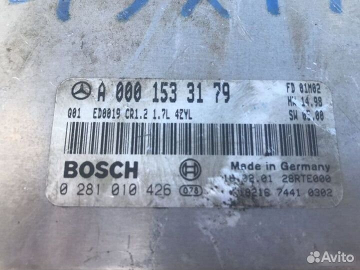 Блок управления двигателем Mercedes-Benz A-Class