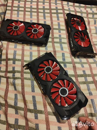 Видеокарта AMD RX 580 8GB XFX Black Wolf