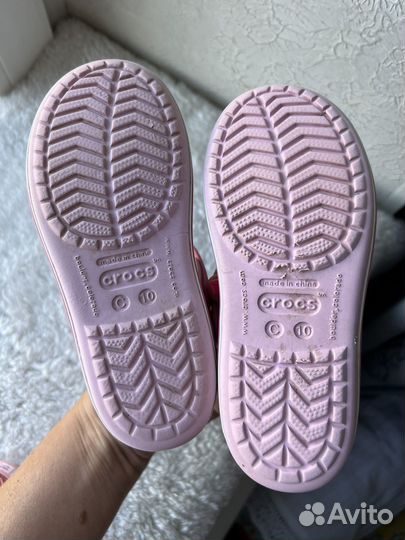 Crocs босоножки для девочки с10