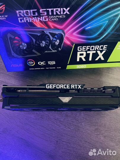 Видеокарта RTX 3080 10GB Rog Strix