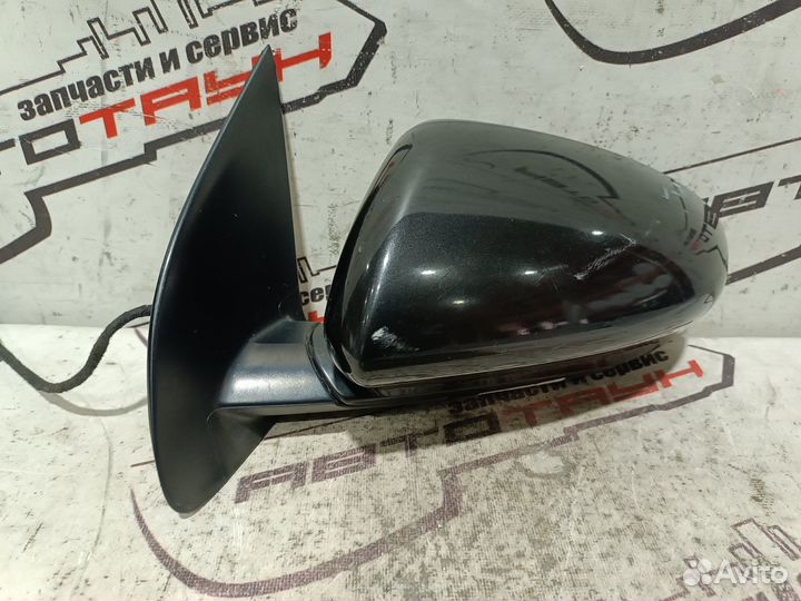 Зеркало nissan dualis qashqai J10 J10E KJ10 KNJ10 NJ10 7 контактов левое 96302JD24A черный, Z11 TE04