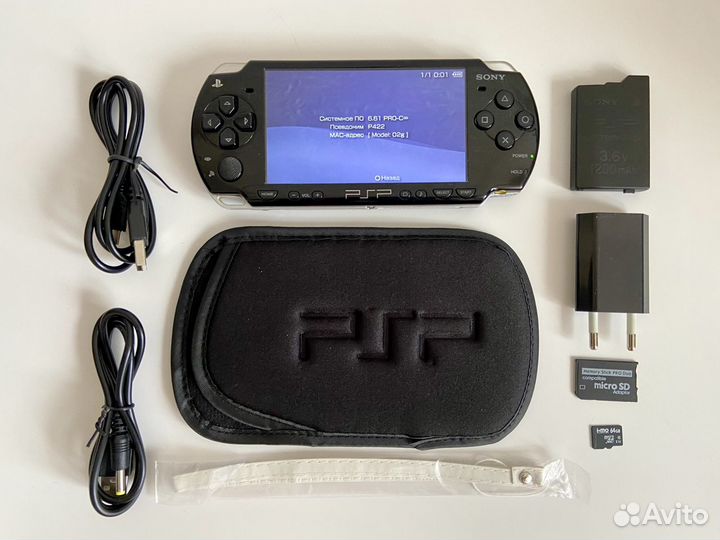 Sony PSP 2008 64gb Суперкомплект, Много Игр