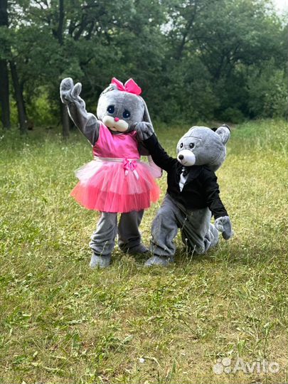 Поздравление от Мишки Тедди и от Зайки Милашки