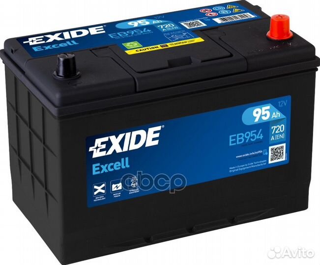 Exide EB954 excell аккумуляторная батарея 19,5