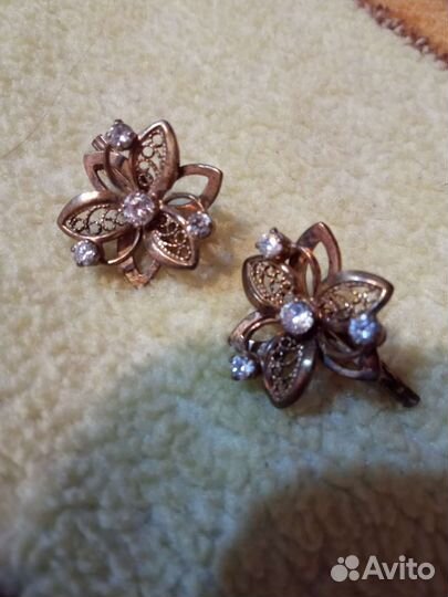 Серебряные серьги