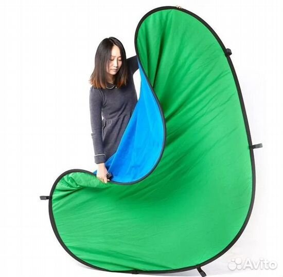 Складной Фон Хромакей 100х150 /180x210 / 240x240см