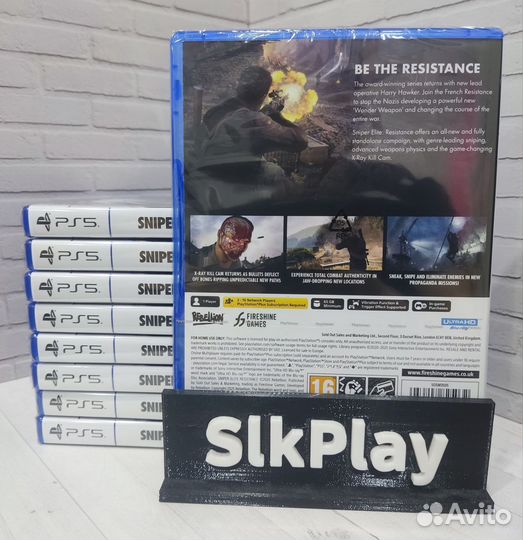 Sniper Elite Resistance PS5 Новый диск