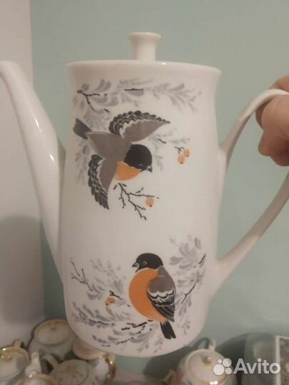 Сервиз кофейный Снегири