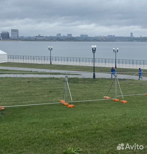 Аренда забора, фан-барьеры, ограждения