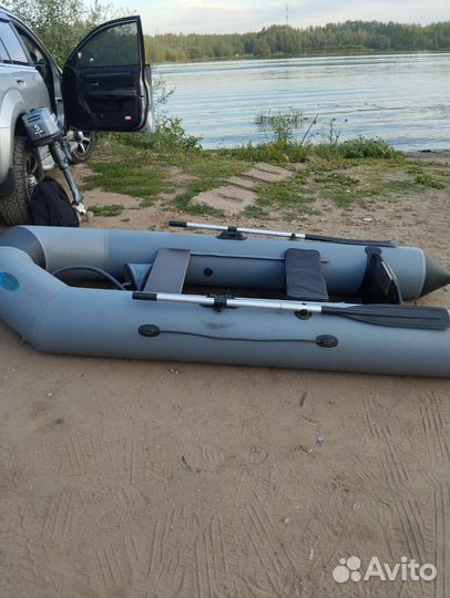 Надувная лодка с мотором бу