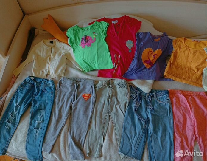 Летние вещи пакетом на девочку 86-98