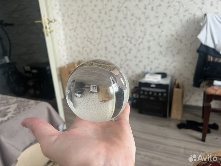 Стеклянный шар перевертыш