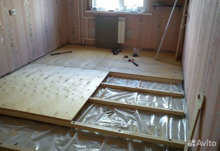 Ремонт полов замена пола