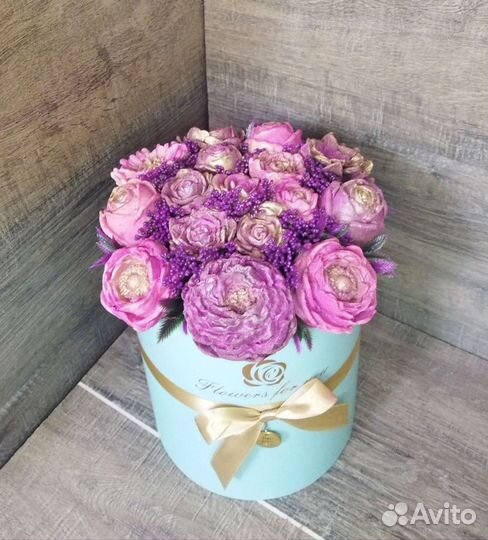 Шоколадные цветы букет